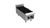 Venancio USA PHP12G-CT-NG 12" W Stainless Steel 2 Burners with Legs Countertop Natural Gas Prime Hotplate - 50,000 BTU