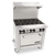 Venancio USA R482ST-48B-NG 48.03" W 8 Burners Natural Gas Restaurant Range - 316,000 BTU