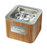 Krowne KR-LC2GF-TT-W Stainless Steel Wood Finish Royal Series Countertop Cube Liquid CO2 Glass Chiller - 100-240 Volts