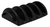 Omcan USA 80953 Black Polypropylene Taco Server