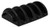 Omcan USA 80953 Black Polypropylene Taco Server