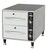 Omcan USA 48884 Stainless Steel Double Freestanding Narrow Drawer Warmer - 120 Volts