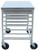 Omcan USA 44722 28.25" W x 18" D x 30" H Aluminum Meat Slicer Cart