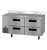 Hoshizaki WLR67B-D4 19.97 Cu. Ft. Stainless Steel Reach-In 4 Drawers Steelheart Series Worktop Refrigerator - 115 Volts