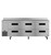 Hoshizaki WLR93B-D6 30.17 Cu. Ft. Stainless Steel Reach-In 6 Drawers Steelheart Series Worktop Refrigerator - 115 Volts