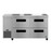 Hoshizaki ULR60B-D4 17.22 Cu. Ft. Two-Section Solid Door Stainless Steel Reach-In Steelheart Series Undercounter Refrigerator - 115 Volts