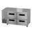 Hoshizaki ULR60B-D4 17.22 Cu. Ft. Two-Section Solid Door Stainless Steel Reach-In Steelheart Series Undercounter Refrigerator - 115 Volts