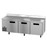 Hoshizaki WLR93B 30.17 Cu. Ft. Stainless Steel Reach-In 3 Solid Doors Steelheart Series Worktop Refrigerator - 115 Volts