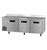 Hoshizaki WLR93B 30.17 Cu. Ft. Stainless Steel Reach-In 3 Solid Doors Steelheart Series Worktop Refrigerator - 115 Volts