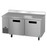 Hoshizaki WLR67B 19.97 Cu. Ft. Stainless Steel Reach-In 2 Solid Doors Steelheart Series Worktop Refrigerator - 115 Volts