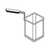MVP Group 116-0090 5.51" W Rectangular Axis Pasta Basket