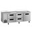 Hoshizaki WLR93B-D4 30.17 Cu. Ft. Stainless Steel Reach-In 1 Solid Doors 4 Drawers Steelheart Series Worktop Refrigerator - 115 Volts