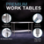 Allmont 24" x 60" 16 Gauge Stainless Steel Work Table with SS Undershelf and Legs
