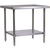 Allmont ALL16GWT3036 30" x 36" 16 Gauge Stainless Steel Work Table with SS Undershelf and Legs