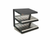 MVP Group SHDM-24PT 23.6" W Black Powder Coated Finish Pass-Through Countertop Sierra Heated Display Merchandiser - 1800 Watts