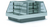 MVP Group KGL-IS-110-S 112" W Hydra-Kool Grab-N-Go Open Island Combination Merchandiser - 115 Volts