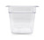 Omcan USA 80048 5.88" H Clear Polycarbonate 0.17 Size Food Pan