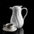 TableCraft Products 1001402 40 Oz. Plastic White Cash & Carry Connoisserve Coffee Decanter