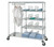 Quantum WRCPL-63-2460 60" W x 24" D Chrome Shelves Patient Apparel Cart