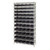 Quantum WR12-102CO 36" W x 12" D Chrome Plated Finish Bin Wire Shelving System