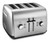 KitchenAid KMT4115SX 4 Slice Long Slot Toaster Brushed Stainless Steel with High-Lift Lever - 120 Volts