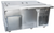 Traulsen TB071FL4-1 71" W Stainless Steel and Galvanized Three Door Dual-Sided Glycol Prep Table - 115 Volts