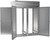 Beverage Air PRT2XTHC-1AS 85.76 Cu. Ft. Stainless Steel Solid Doors Extra Tall Roll-Thru Two-Section P-Series Refrigerator - 115 Volts