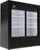 Beverage Air MT41-54-1-SDB Marketeer™ 19.5 Cu. Ft.. Reach-In Two-Section Series Refrigerated Merchandiser - 115 Volts