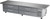 Beverage Air WTFCS96HC-108 20.42 Cu. Ft. Stainless Steel 2-Section Worktop Cook Stand Freezer - 115 Volts