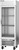 Beverage Air RB19HC-1G 19.08 Cu. Ft. Stainless Steel Glass Door Reach-In One-Section Vista Refrigerator - 115 Volts