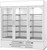 Beverage Air MMF72HC-1-W 68.43 Cu. Ft. White Painted Steel 3-Section Reach-In MarketMax Freezer Merchandiser - 115 Volts