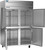 Beverage Air CT2HC-1HS 45.2 Cu Ft. Stainless Steel Reach-In One-Section Cross Temp Convertible Refrigerator or Freezer - 115 Volts