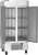 Beverage Air RB35HC-1S 35.08 Cu. Ft. Stainless Steel Solid Door Reach-In Two-Section Vista Refrigerator - 115 Volts