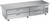 Beverage Air WTFCS84HC-89 17.46 Cu. Ft. Stainless Steel 2-Section Worktop Cook Stand Freezer - 115 Volts