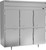 Beverage Air PF3HC-1AHS 68.34 Cu. Ft. Stainless Steel 6 Lockable Solid Half Doors Reach-In Freezer - 115 Volts