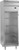 Beverage Air PH1-1BG 21.5 Cu. Ft. Stainless Steel, Aluminum, and Galvanized One-Section Reach In Warming Cabinet - 208-240 Volts