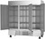 Beverage Air HBF72HC-1 68.43 Cu. Ft. Stainless Steel 3 Solid Doors Reach-In Horizon Series Freezer - 115 Volts