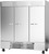 Beverage Air FB72HC-1S 68.43 Cu. Ft. Gray Stainless Steel 3-Section 3 Lockable Hinged Solid Doors Reach-In Vista Freezer - 115 Volts