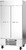 Beverage Air HBF35HC-1 35.08 Cu. Ft. Stainless Steel 2 Lockable Hinged Solid Doors Reach-In Horizon Series Freezer - 115 Volts