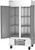 Beverage Air HBF35HC-1 35.08 Cu. Ft. Stainless Steel 2 Lockable Hinged Solid Doors Reach-In Horizon Series Freezer - 115 Volts