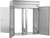 Beverage Air PHI2-1S-PT 72.4 Cu. Ft. Stainless Steel and Aluminum Two-Section Roll-Thru Warming Cabinet - 208-240 Volts