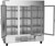 Beverage Air HBF72HC-1-G 68.43 Cu. Ft. Stainless Steel 3 Hinged Glass Doors Reach-In Horizon Series Freezer - 115 Volts