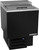 Beverage Air GF24HC-B 4 Cu. Ft. Black Galvanized Steel Underbar Model Glass Froster - 115 Volts