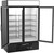 Beverage Air MMR49HC-1-B-PT 48.05 Cu. Ft. Reach-In Two-Section MarketMax Refrigerated Pass-Thru Merchandiser - 115 volts