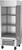 Beverage Air HBF27HC-1 25.97 Cu. Ft. Stainless Steel 1 Lockable Hinged Self-closing Solid Door Reach-In Horizon Series Freezer - 115 Volts