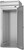 Beverage Air PFI1XTHC-1AS 38.06 Cu. Ft. Stainless Steel and Aluminum One-Section Solid Door Roll-In Extra Tall Freezer - 115 Volts