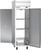 Beverage Air HH1-1S-PT 21.17 Cu. Ft. Stainless Steel and Aluminum One-Section Pass-Thru Horizon Series Warming Cabinet - 208-240 Volts