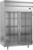 Beverage Air PF2HC-1BG 44.57 Cu. Ft. Stainless Steel 2 Lockable Glass Doors Reach-In Freezer - 115 Volts