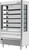 Beverage Air VMHCSL-18-1-W 12.7 Cu. Ft. White Vinyl Vertical Case Vuemax Series Slim Open-Air Merchandiser - 115 Volts