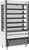 Beverage Air VMHCSL-18-1-W 12.7 Cu. Ft. White Vinyl Vertical Case Vuemax Series Slim Open-Air Merchandiser - 115 Volts